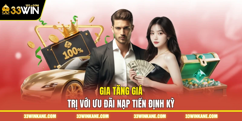 33WIN 6 Gia tăng giá trị với ưu đãi nạp tiền định kỳ